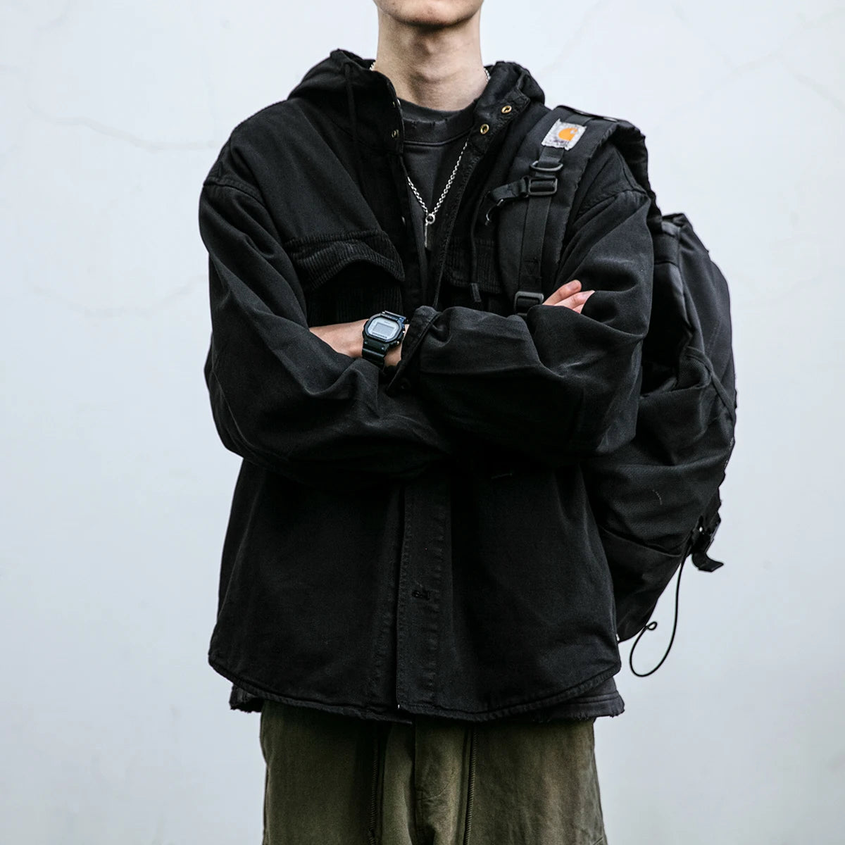 VX1 Hooded Jacket , - Streetwear Jackets - Slick Street