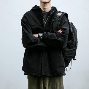 VX1 Hooded Jacket , - Streetwear Jackets - Slick Street