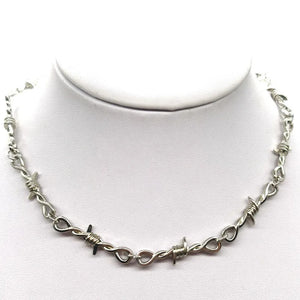 Y2K Punk Wire Necklace & Bracelet ,  - Streetwear Necklace - Slick Street