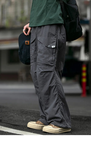 Waterproof Nylon Cargo Pants , - Streetwear Cargo Pants - Slick Street