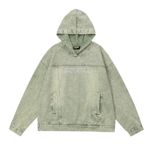 Vegorrs Garment Pullover Hoodie Green, XS - Streetwear Hoodie - Slick Street