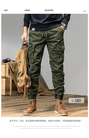 Tactical Elastic Waist And Ankle Pants , - Streetwear Pants - Slick Street