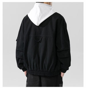 Double Welt Pocket Zipper Style Jacket ,  - Streetwear Jacket - Slick Street