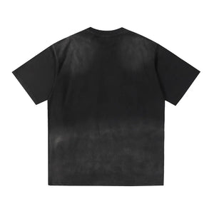 Plain Color Tie Dyed Loose T-Shirt ,  - Streetwear T-Shirt - Slick Street