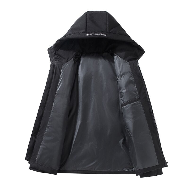 DQ Gradient Puffer Jacket ,  - Streetwear Jacket - Slick Street