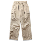 Ankle Zipper Style Cargo Pants Beige, XS - Streetwear Pants - Slick Street