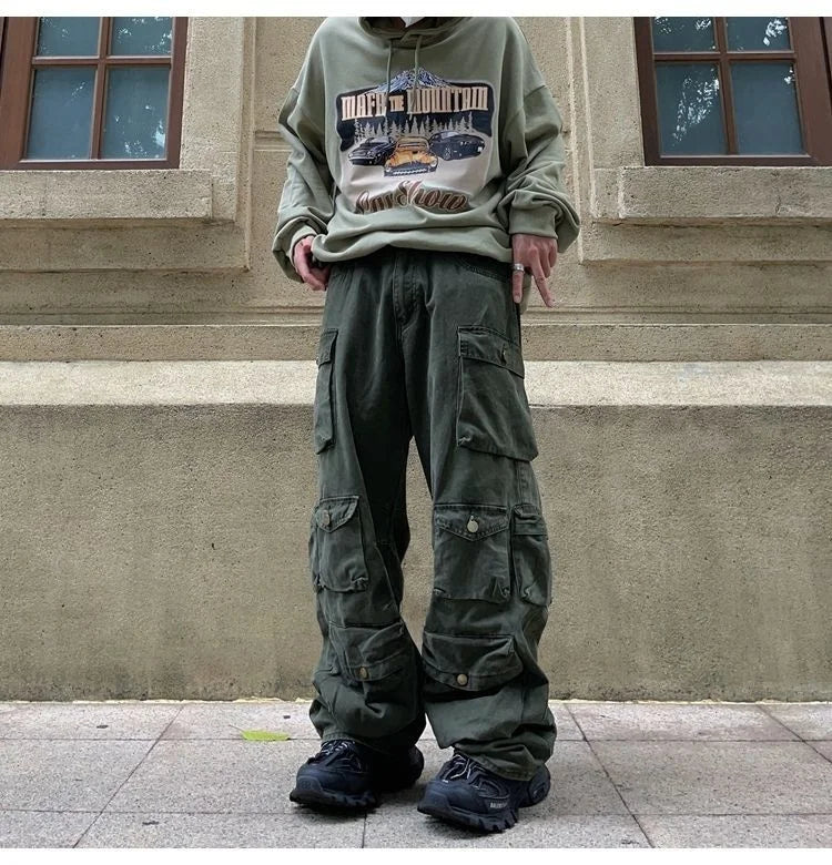 MA99 Cargo Pants , - Streetwear Cargo Pants - Slick Street