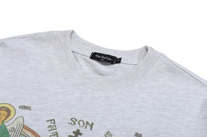 Seventh Heaven Cross Pullover Sweatshirt , - Streetwear Sweatshirts - Slick Street