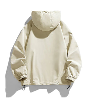 Windbreaker Half Zipper Hiking  Jacket ,  - Streetwear Jacket - Slick Street