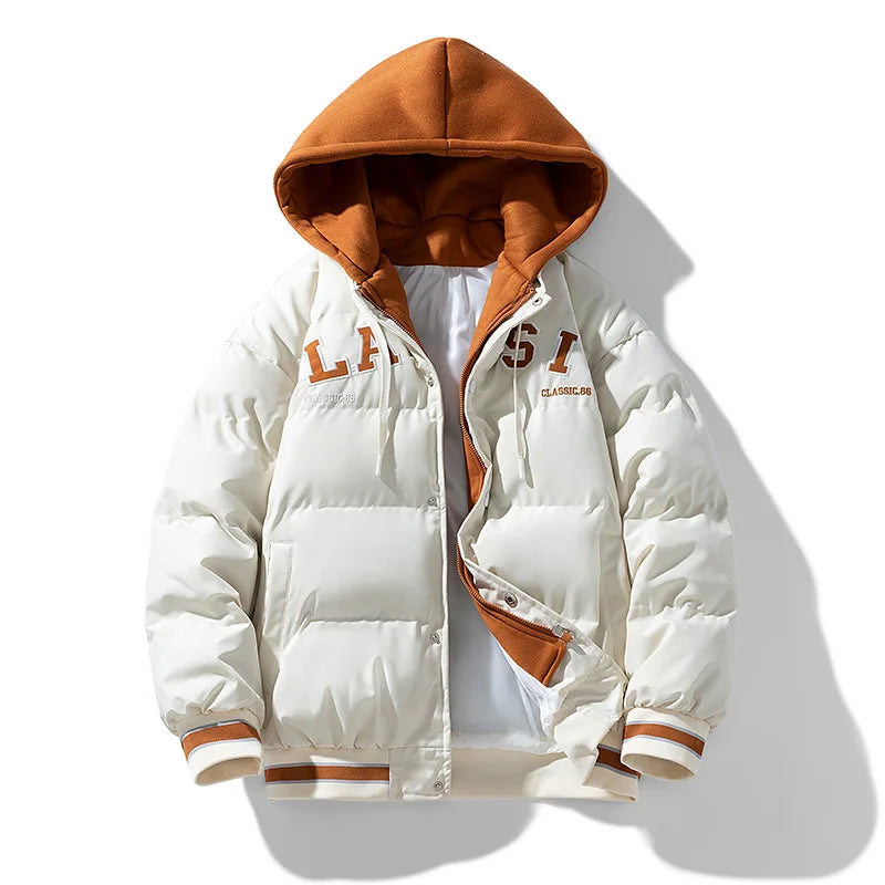 Classic 86 Hooded Jacket White, XXS - Streetwear Jacket - Slick Street