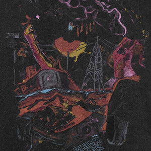 Black Air Vintage Graphic Streetwear T-Shirt , - Streetwear T-Shirts - Slick Street