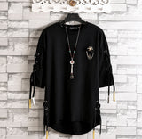 Homme T-Shirt Black, XS - Streetwear T-Shirt - Slick Street