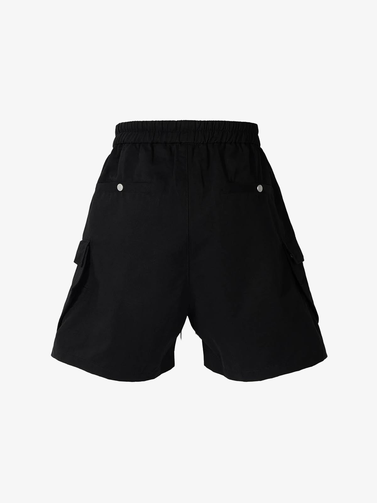 Z1 Long Drawstring Cargo Shorts , - Streetwear Shorts - Slick Street