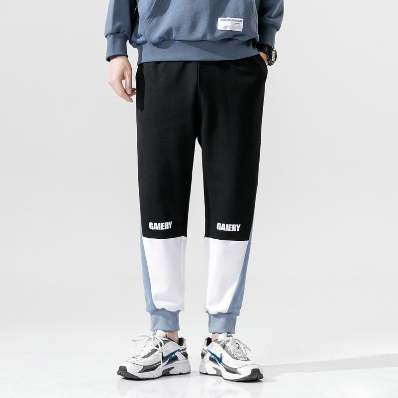 GAIERY Trio Color Joggers XS, Black - Streetwear Joggers - Slick Street