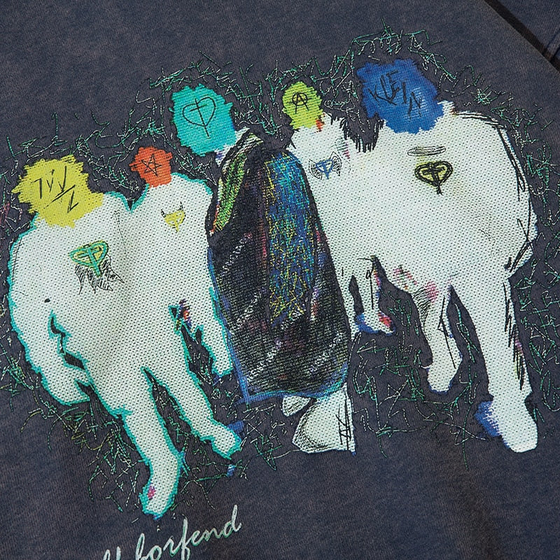 Barbados Inside Out Painting Hoodie ,  - Streetwear Hoodie - Slick Street
