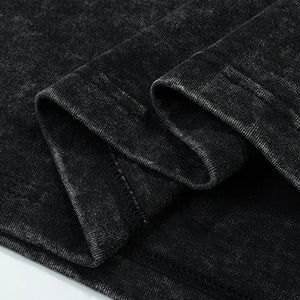 Coal Black Snowflake Long Sleeve Shirt , - Streetwear Shirt - Slick Street