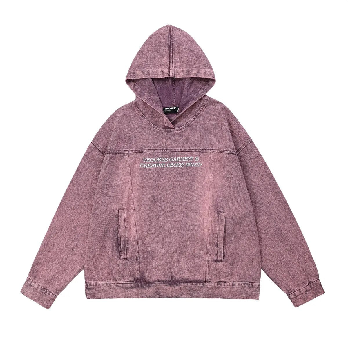 Vegorrs Garment Pullover Hoodie Purple, XS - Streetwear Hoodie - Slick Street