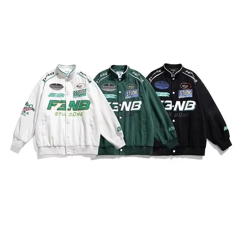 F3.NB Street Racing Bomber Jacket ,  - Streetwear Jacket - Slick Street
