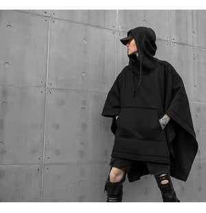 BLVCK Loose Hoodie , - Streetwear Hoodie - Slick Street