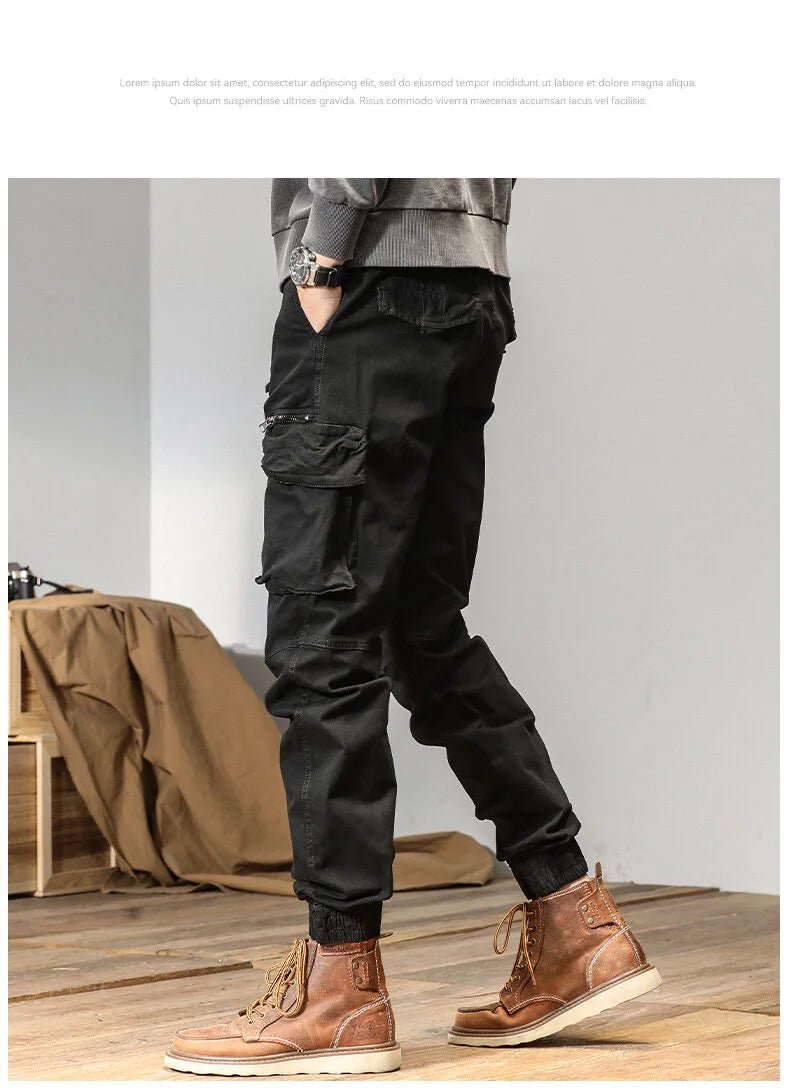 Tactical Elastic Waist And Ankle Pants , - Streetwear Pants - Slick Street
