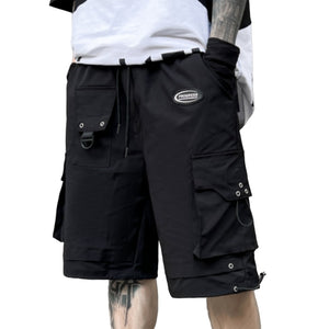 B1 Eyelet Style Combat Shorts ,  - Streetwear Shorts - Slick Street