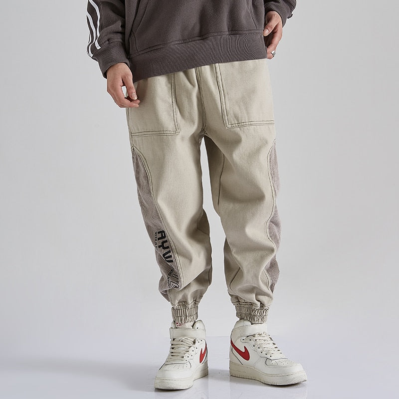 Cuffed discount baggy joggers