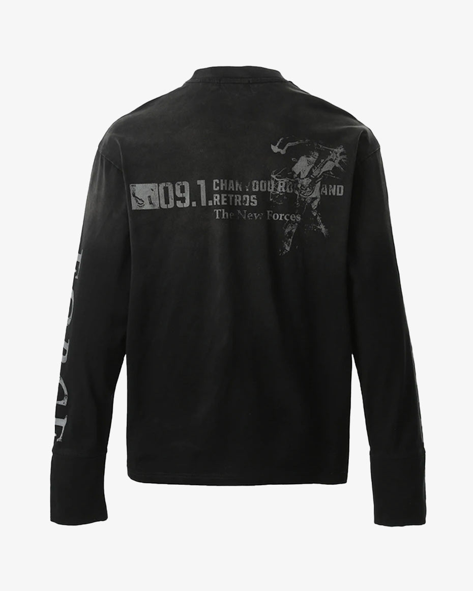 Force 09 Graphic Long Sleeve Tee , - Streetwear T-Shirt - Slick Street