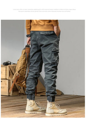 Tactical Elastic Waist And Ankle Pants , - Streetwear Pants - Slick Street