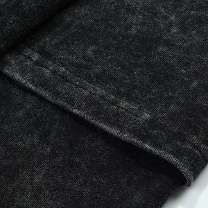 Coal Black Snowflake Long Sleeve Shirt , - Streetwear Shirt - Slick Street