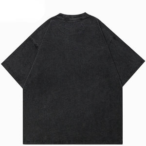 Puzzle Face Graphic Oversized T-Shirt ,  - Streetwear T-Shirt - Slick Street
