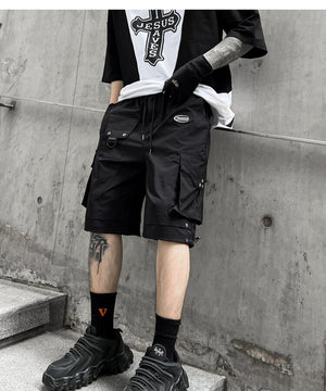 B1 Eyelet Style Combat Shorts ,  - Streetwear Shorts - Slick Street