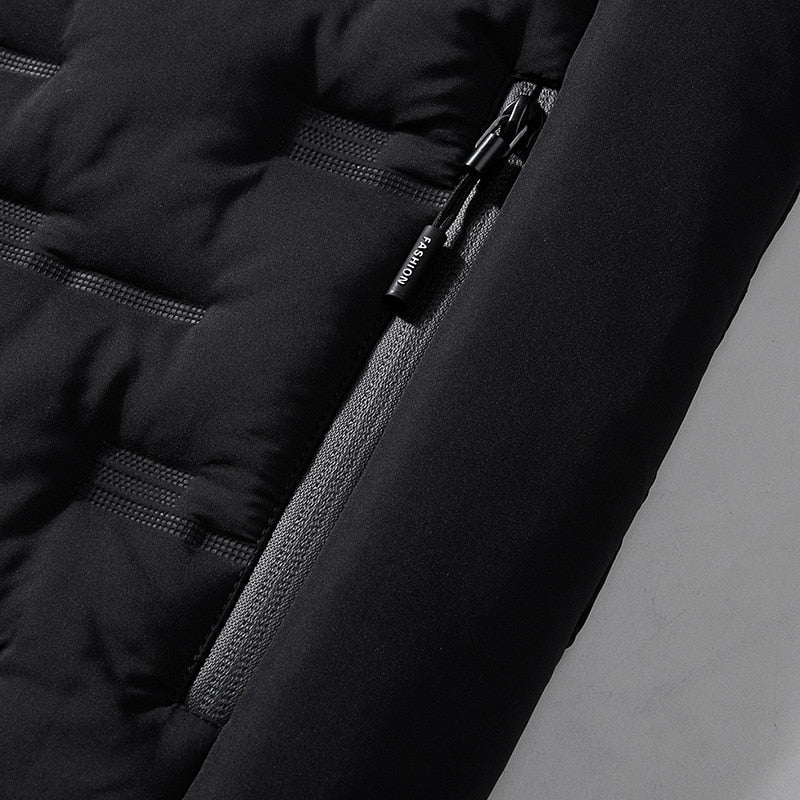 Block Pattern Vest Hoodie ,  - Streetwear Hoodie - Slick Street