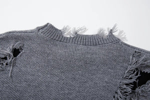 RA Distressed Sweatshirt , - Streetwear Sweatshirts - Slick Street