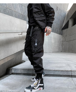 BLVCK A43 Tactical Cargo Pants ,  - Streetwear Cargo Pants - Slick Street