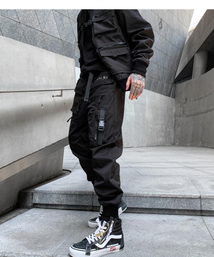 BLVCK A43 Tactical Cargo Pants ,  - Streetwear Cargo Pants - Slick Street