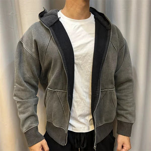 Monkey Cap Zipper Hoodie , - Streetwear Hoodie - Slick Street