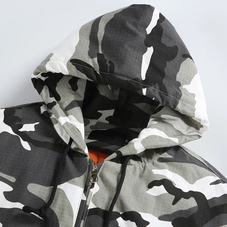 Disruptive Camouflage Elastic Waist Jacket ,  - Streetwear Jacket - Slick Street