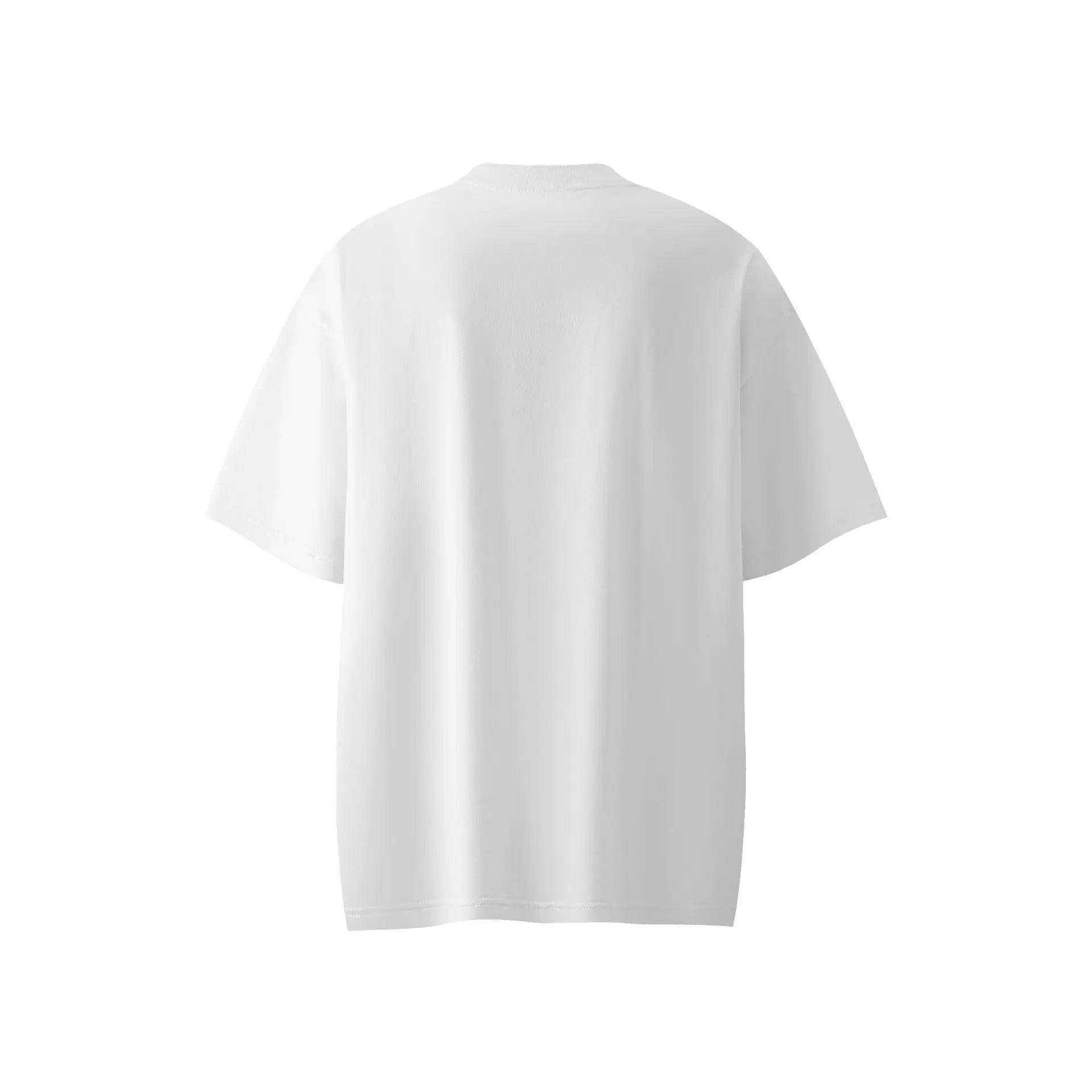 HOMEMADE Y2K O-Neck Collar T-Shirt , - Streetwear T-Shirts - Slick Street