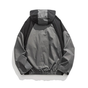 Heart Patchwork Zipper Bomber Jacket ,  - Streetwear Jacket - Slick Street