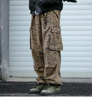 Camouflage Art Craft Cargo Pants , - Streetwear Pants - Slick Street
