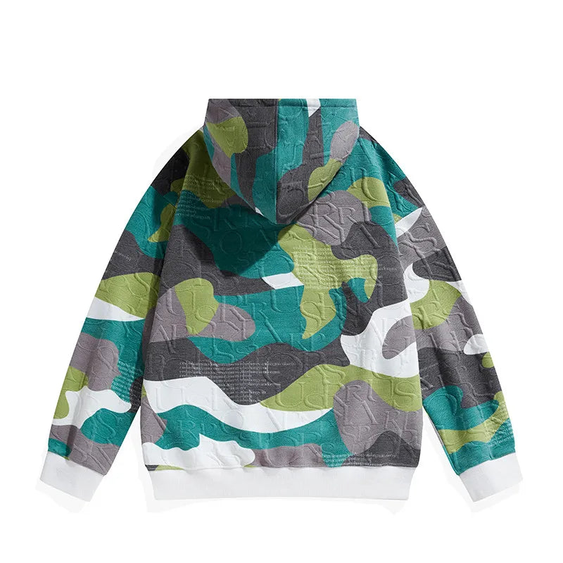 Abstract Art Camouflage Pullover Hoodie , - Streetwear Hoodie - Slick Street