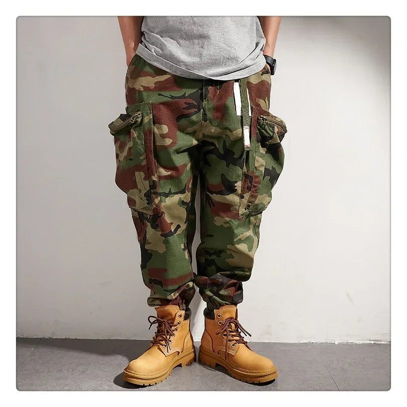 Camouflage MP21 Tactical Cargo Pants ,  - Streetwear Pants - Slick Street