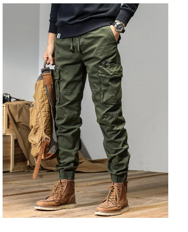 Tactical Elastic Waist And Ankle Pants , - Streetwear Pants - Slick Street