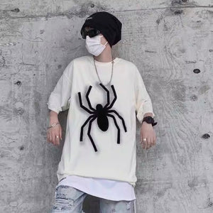 Wolf Spider 3D Crewneck T-Shirt , - Streetwear T-Shirts - Slick Street