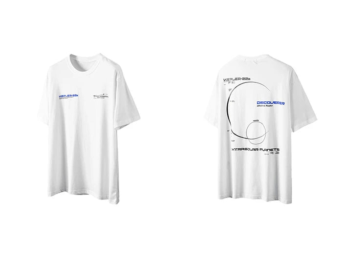 KEPLER-22 Extra Solar Planet Loose T-Shirt , - Streetwear T-Shirts - Slick Street