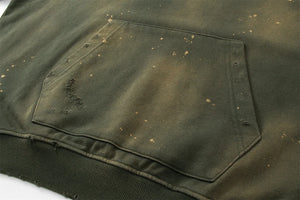 Iso Splash Abstract Oversized Pullover Hoodie , - Streetwear Hoodie - Slick Street