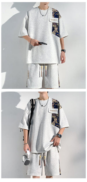 ROMANTIC Plushy Bear Shoulder Patch Tracksuit ,  - Streetwear Tracksuits - Slick Street