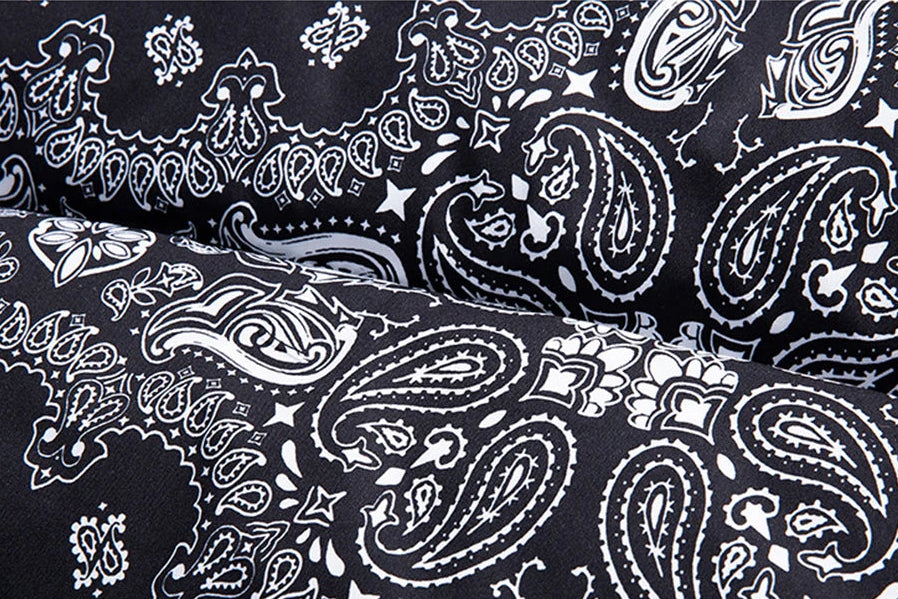 Paisley Padded Gilet , - Streetwear Vest - Slick Street