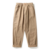 Casual Straight-Leg Trousers Khaki, XS - Streetwear Pants - Slick Street