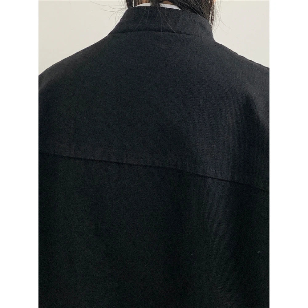 Plain Color Cropped Jacket , - Streetwear Jacket - Slick Street